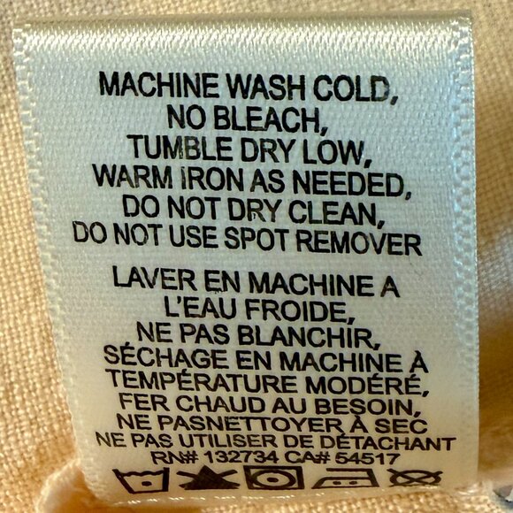 Clothe & Stone 100% Linen Maxi Dress Size M Peach Color Tiered Flowy Silhouette - Picture 10 of 13